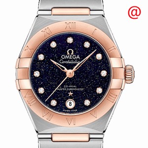 Omega CONSTELLATION 131.20.29.20.53.002 Automatic 18kt Rose Gold & Steel Blue 