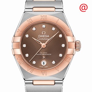 Omega CONSTELLATION 131.20.29.20.63.001 Automatic 18kt Rose Gold & Steel Brown 