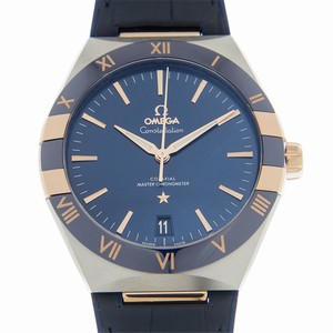 Omega CONSTELLATION 131.23.41.21.03.001 Automatic 18kt Rose Gold & Steel Blue 