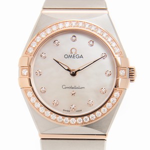 Omega CONSTELLATION 131.25.28.60.55.001 Quartz 18kt Rose Magic & Diamond White
