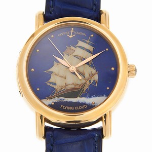 Ulysse Nardin  136-11/FLC Automatic 18kt Rose Gold Blue 