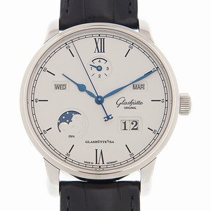 Glashutte SENATOR MANUAL WINDING SKELETONIZED 1-36-02-01-02-30 Automatic Stainless Steel White