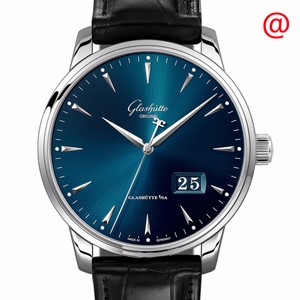 Glashutte SENATOR PANORAMA DATE 1-36-03-04-02-30 Automatic Stainless Steel Blue 