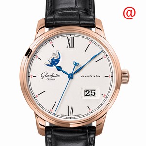 Glashutte SENATOR MANUAL WINDING SKELETONIZED 1-36-04-02-05-30 Automatic 18kt Rose Gold Silver