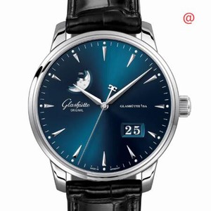 Glashutte SENATOR MANUAL WINDING SKELETONIZED 1-36-04-04-02-30 Automatic Stainless Steel Blue 