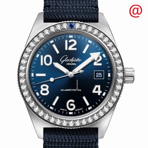 Glashutte SPEZIALIST 1-39-11-09-82-34 Automatic Stainless Steel & Diamonds Blue 