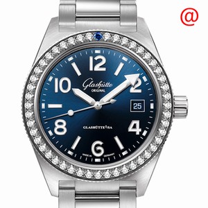 Glashutte SPEZIALIST 1-39-11-09-82-70 Automatic Stainless Steel & Diamonds Blue 