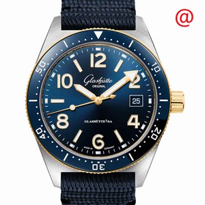 Glashutte SPEZIALIST 1-39-11-10-90-34 Automatic 18kt Gold & Steel Blue 