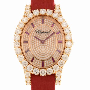 Chopard HAPPY SPORT 139383-5001 Quartz 18kt Rose Gold & Diamonds Gold