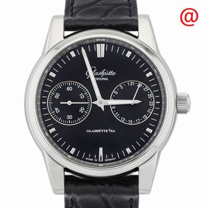 Glashutte SENATOR MANUAL WINDING SKELETONIZED 1-39-58-01-02-04 Automatic Stainless Steel Black