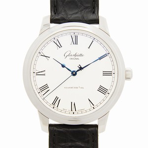 Glashutte SENATOR MANUAL WINDING SKELETONIZED 1-39-59-01-02-04 Automatic Stainless Steel Silvery & White