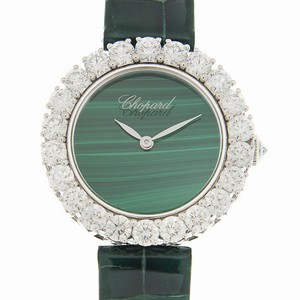 Chopard L HEURE DU DIAMANT 13A378-1001 Automatic 18kt White Gold & Diamond Green