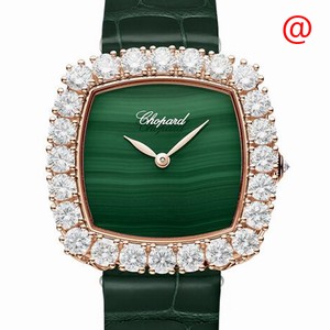 Chopard L HEURE DU DIAMANT 13A386-5111 Automatic 18kt Rose Gold & Diamonds Green