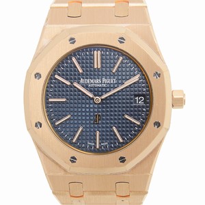 Audemars Piguet ROYAL OAK 15202OR.OO.1240OR.01 Automatic 18kt Rose Gold Blue 