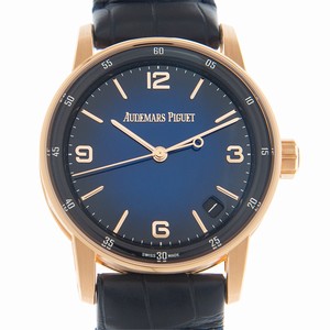 Audemars Piguet CODE 11.59 15210OR.OO.A028CR.01 Automatic 18kt Rose Gold Dark Blue 