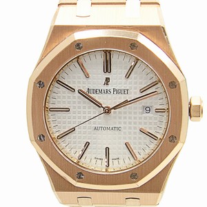 Audemars Piguet ROYAL OAK 15400OR.OO.1220OR.02 Automatic 18kt Rose Gold Silvery & White