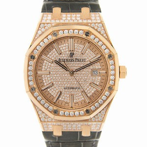 Audemars Piguet ROYAL OAK 15402OR.ZZ.D003CR.01 Automatic 18kt Rose Gold & Diamonds Gold