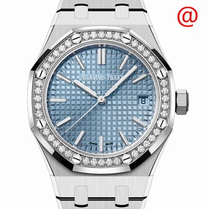 Audemars Piguet  15551ST.ZZ.1356ST.01 Automatic Stainless Steel & Diamonds Light Blue 