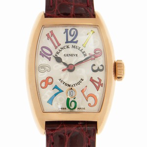 Franck Muller CINTREE CURVEX 1750 SC AT DT FO COL DRM (5N) Automatic 18kt Rose Gold White