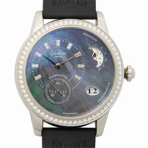 Glashutte PANO 1-90-12-02-12-02 Automatic Stainless Steel & Diamonds Black