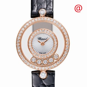 Chopard  203957-5214 Quartz 18kt Rose Gold & Diamonds White