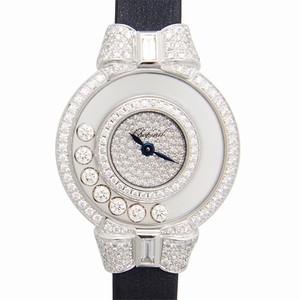 Chopard HAPPY DIAMONDS 205020-1203 Quartz 18kt White Gold & Diamond Transparent Skull