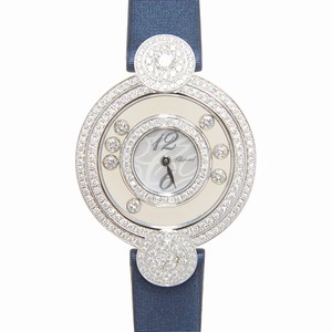 Chopard HAPPY DIAMONDS 209341-1001 Quartz 18kt White Gold & Diamond Transparent Skull