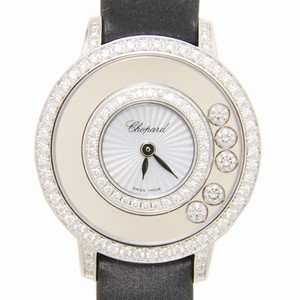 Chopard HAPPY DIAMONDS 209410-1001 Quartz 18kt White Gold & Diamond Transparent Skull