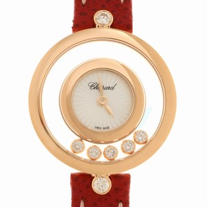 Chopard HAPPY DIAMONDS 209415-5001 Quartz 18kt Rose Gold White