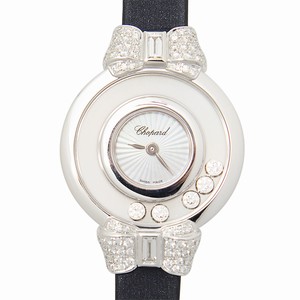 Chopard HAPPY DIAMONDS 209425-1001 Quartz 18kt White Gold Transparent Skull