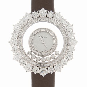 Chopard HAPPY DIAMOND 209436-1002 Quartz 18kt White Gold & Diamond White