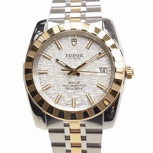Tudor CLASSIQUE 21013-62583-SVCL Automatic 18kt Gold & Steel Silver