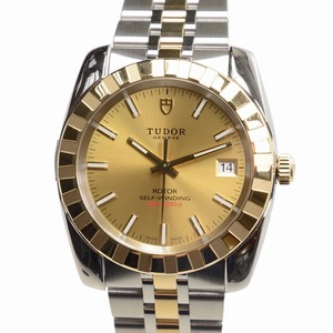 Tudor CLASSIQUE 21013-62583-CH Automatic 18kt Gold & Steel Gold