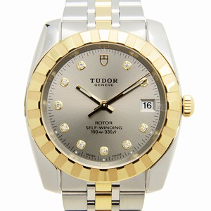 Tudor CLASSIQUE 21013-62583-10DI-GY Automatic 18kt Gold & Steel Dark grey 