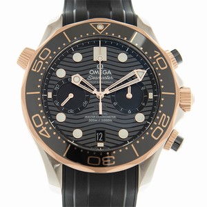 Omega SEAMASTER 210.22.44.51.01.001  Automatic 18kt Rose Gold & Steel Black