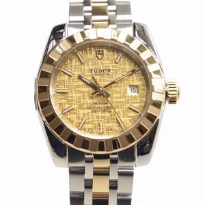 Tudor CLASSIQUE 22013-62543-CHCL Automatic 18kt Gold & Steel Gold