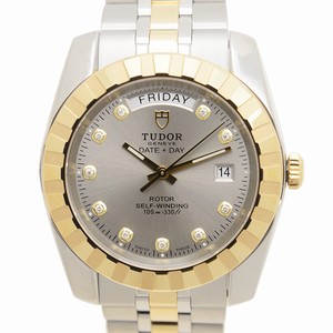 Tudor CLASSIC 23013-62113-10DI GY Automatic 18kt Gold & Steel Gray