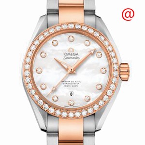 Omega SEAMASTER 231.25.34.20.55.005 Automatic 18kt Rose Gold & Diamonds White