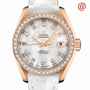 Omega SEAMASTER 231.58.30.20.55.001 Automatic 18kt Rose Gold & Diamonds White