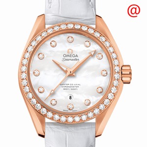 Omega SEAMASTER 231.58.34.20.55.003 Automatic 18kt Rose Gold & Diamonds White