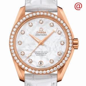 Omega SEAMASTER 231.58.39.21.55.001 Automatic 18kt Rose Gold & Diamonds White