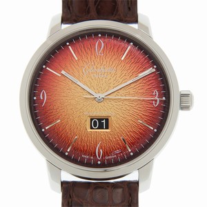 Glashutte SENATOR SIXTIES 2-39-47-09-02-04  Automatic Stainless Steel Red