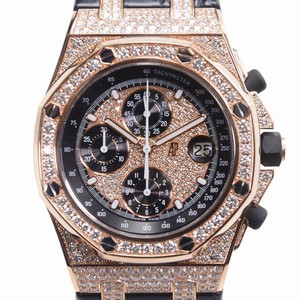 Audemars Piguet ROYAL OAK 26067OR.ZZ.D002CR.01 Automatic 18kt Rose Gold & Diamonds Gold