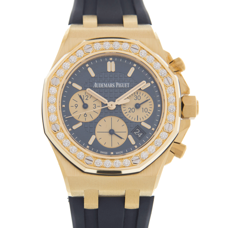 Audemars Piguet ROYAL OAK OFFSHORE 26231BA.ZZ.D027CA.01 Automatic 18kt Gold & Diamond Blue 