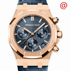 Audemars Piguet  26240OR.OO.D315CR.01 Automatic 18kt Rose Gold Blue 