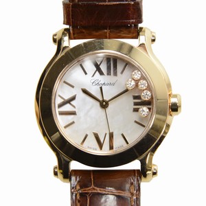 Chopard HAPPY SPORT 274189-5001 Quartz 18kt Rose Gold White