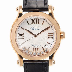 Chopard HAPPY SPORT 274808 5008 Automatic 18kt Rose Gold White