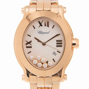 Chopard HAPPY SPORT 275350-5007 Quartz 18kt Rose Gold White