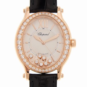 Chopard HAPPY SPORT 275362-5002 Automatic 18kt Rose Gold & Diamonds White