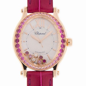 Chopard HAPPY DIAMONDS 275362 5003 Automatic 18kt Rose Gold & Sapphire White